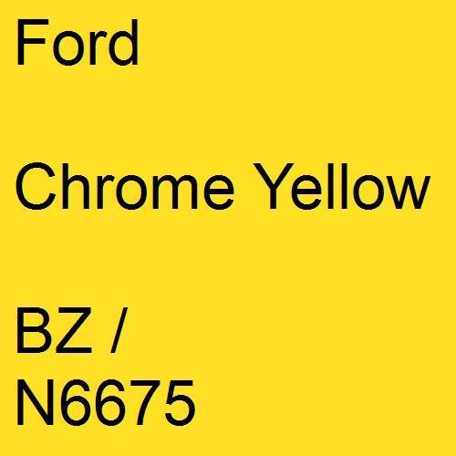 Ford, Chrome Yellow, BZ / N6675.